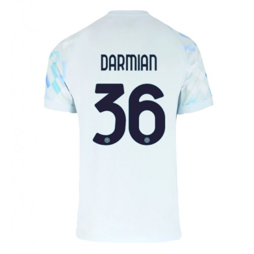 Stroje piłkarskie Inter Milan Matteo Darmian #36 Koszulka Wyjazdowej 2025-26 Krótki Rękaw